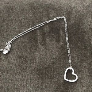 Lia Sophia heart charm necklace